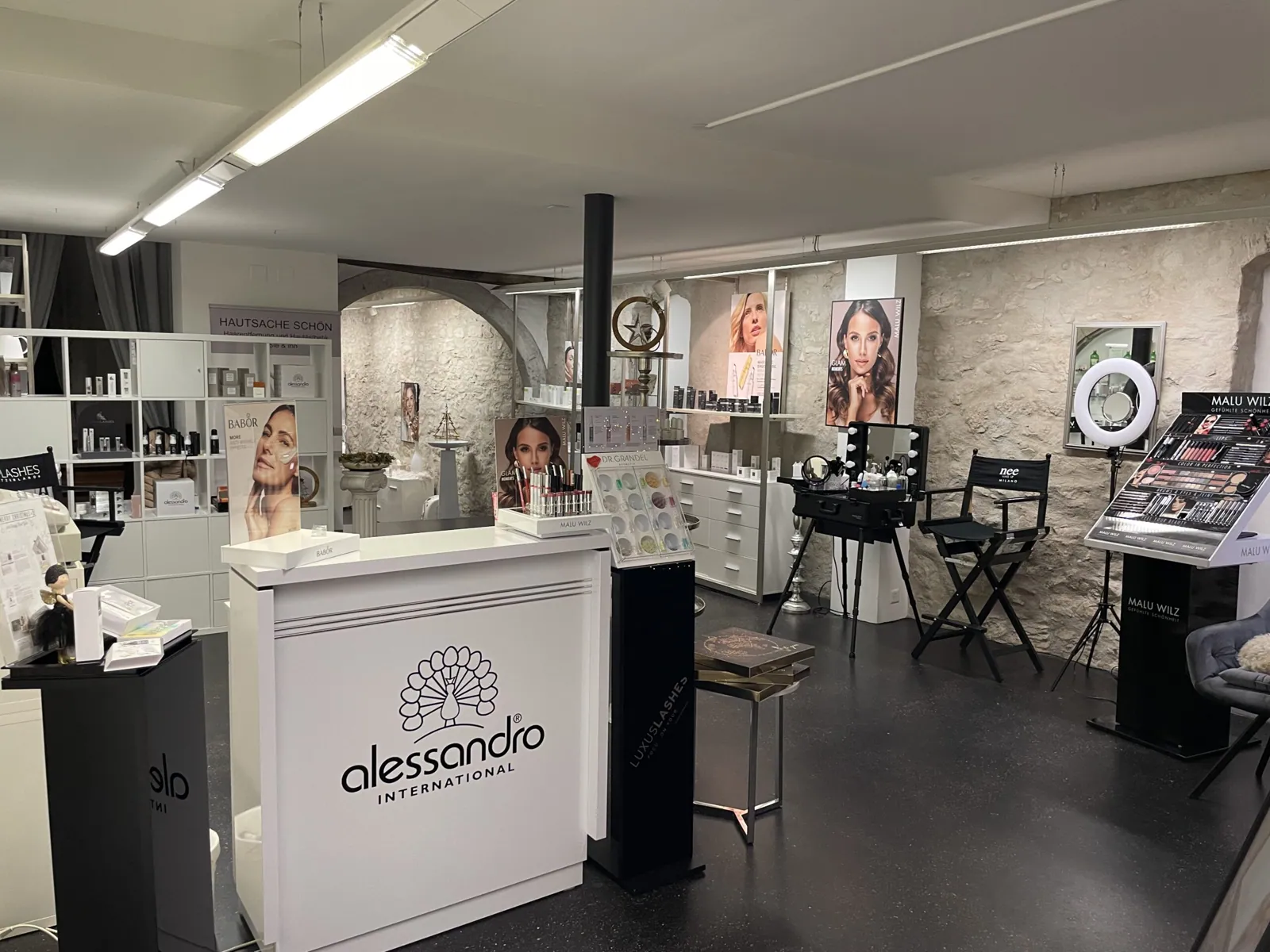 Empfang der Beauty-Lounge